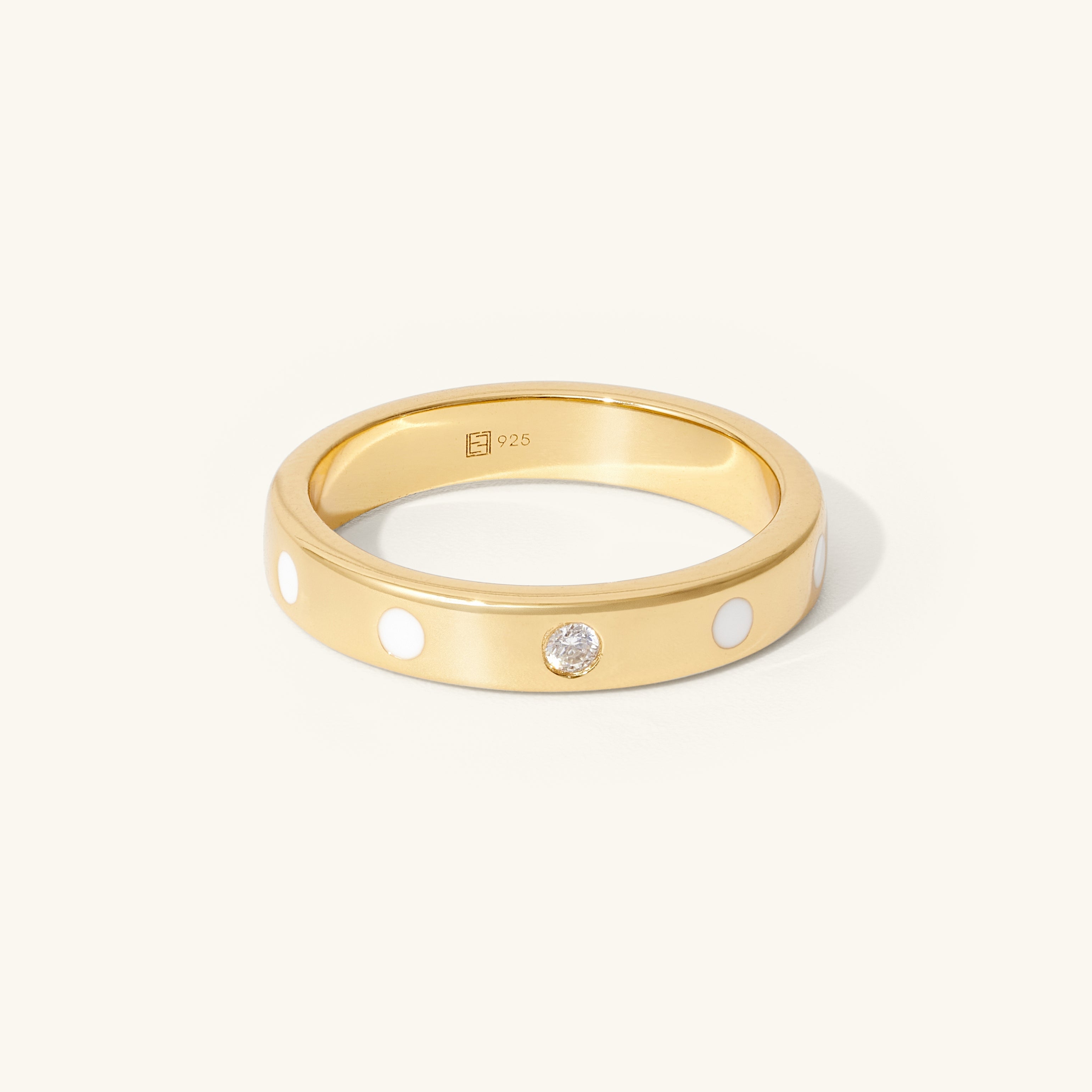 Vintage 14k Enamel Diamond Ring .75ctw – A. Brandt + Son