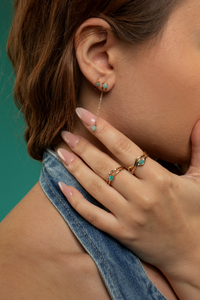 Long Amazonite Earring Charm - PAIR (Sample Sale)