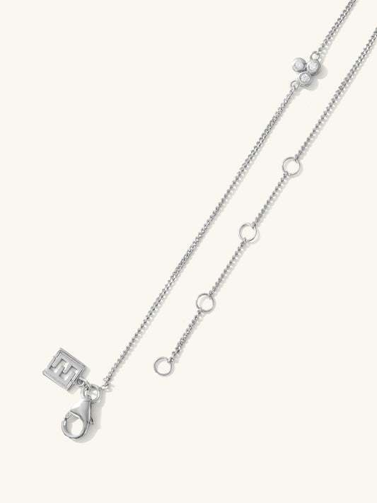 Diamond bracelet. Bezel set lab grown diamonds in sterling silver. L'ERA Jewellery.