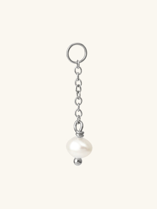 Short Pearl Drop Earring Charm (Sample Sale)