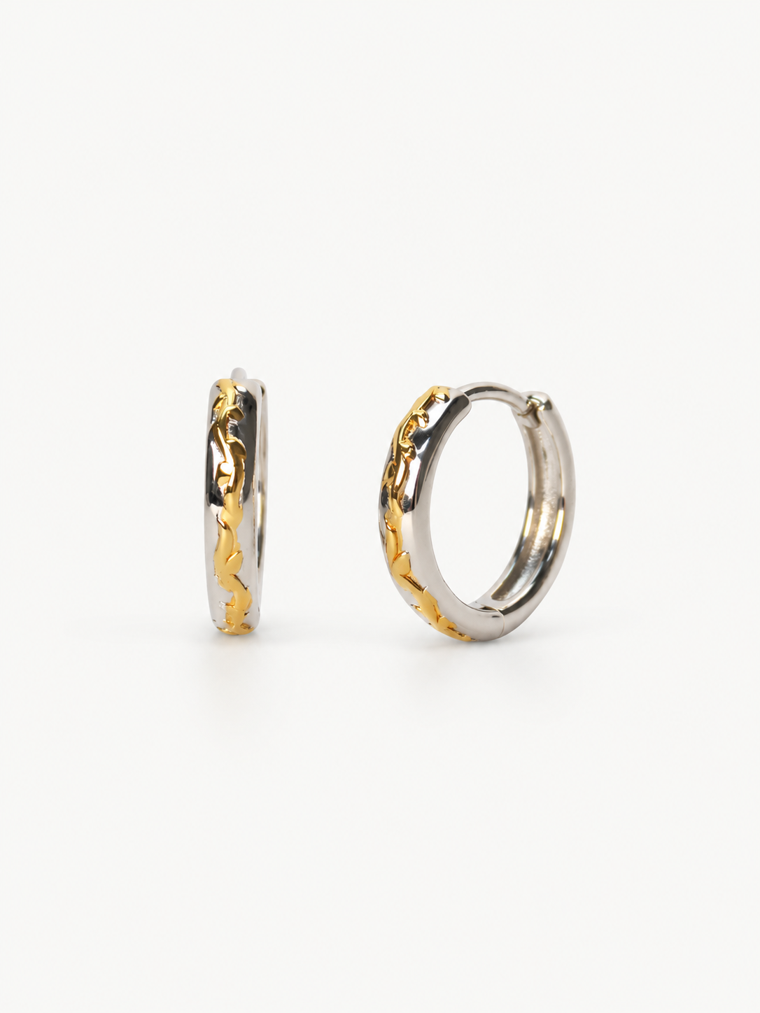 Two-tone Vine Earrings (One Off Sample)