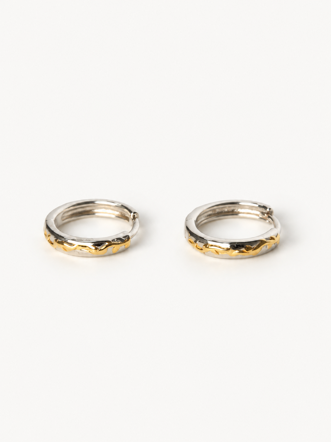 Two-tone Vine Earrings (One Off Sample)