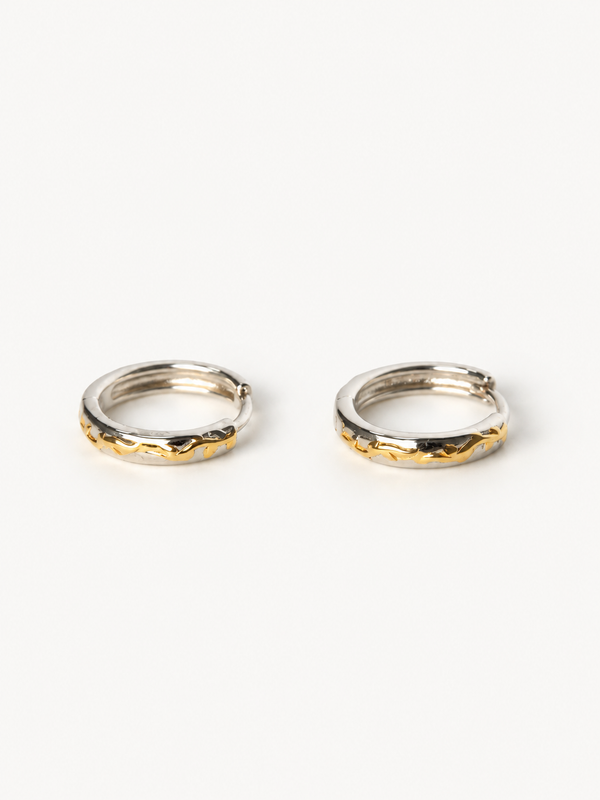 Two-tone Vine Earrings (One Off Sample)