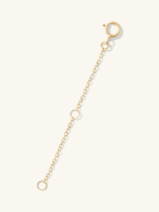 Chain Extender to lengthen your bracelet or chain/ necklace in 14ct Gold Vermeil.