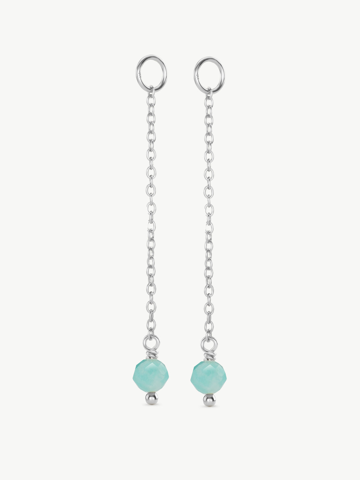 Long Amazonite Earring Charm - PAIR (Sample Sale)