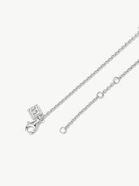 Trace chain detail on Daphne bracelet silver