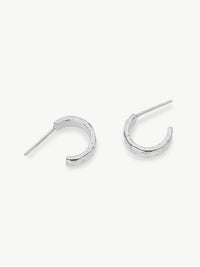 Flora Mother Of Pearl Style Enamel Hoops