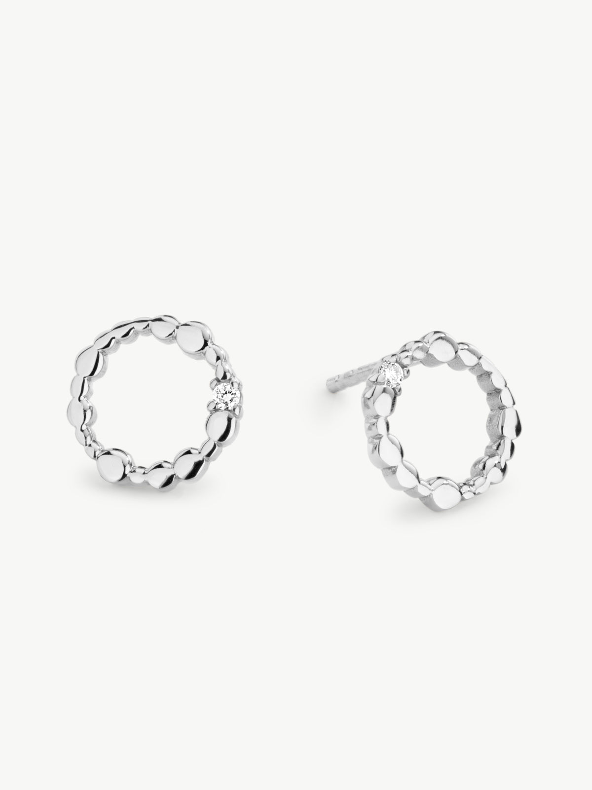 Diamond Halo Studs