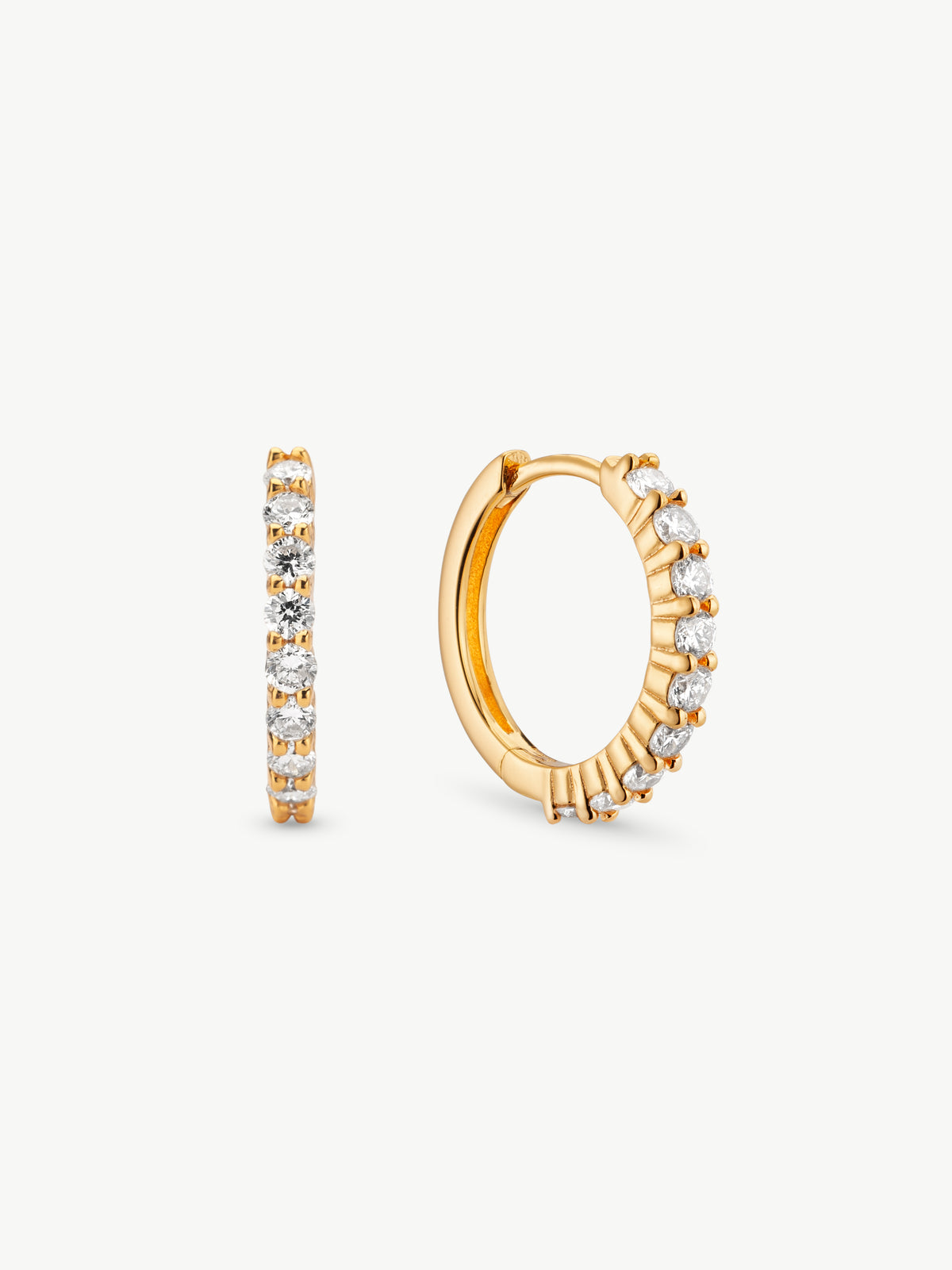 Small Diamond Hoops 0.54ct