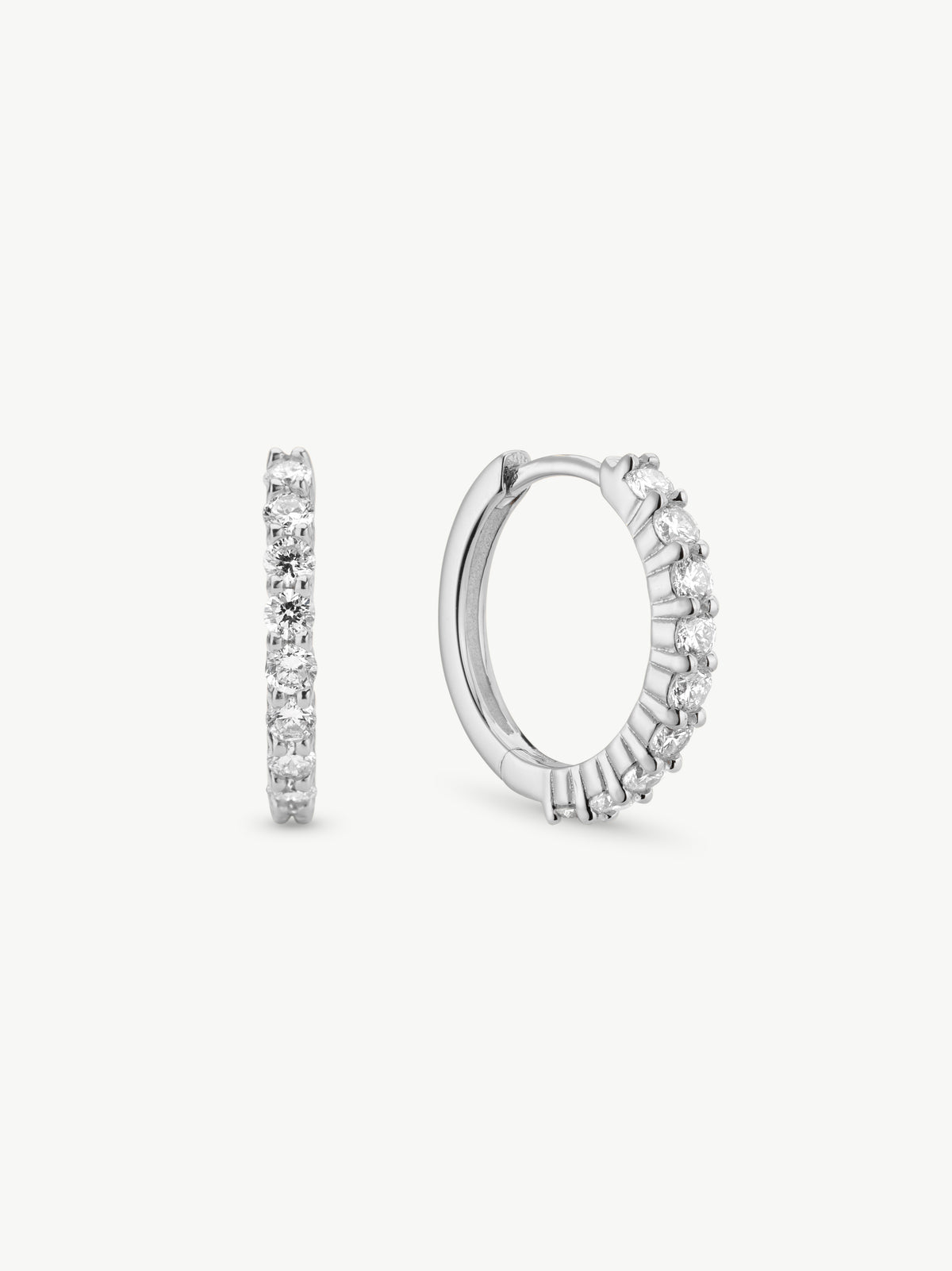 Small Diamond Hoops 0.54ct