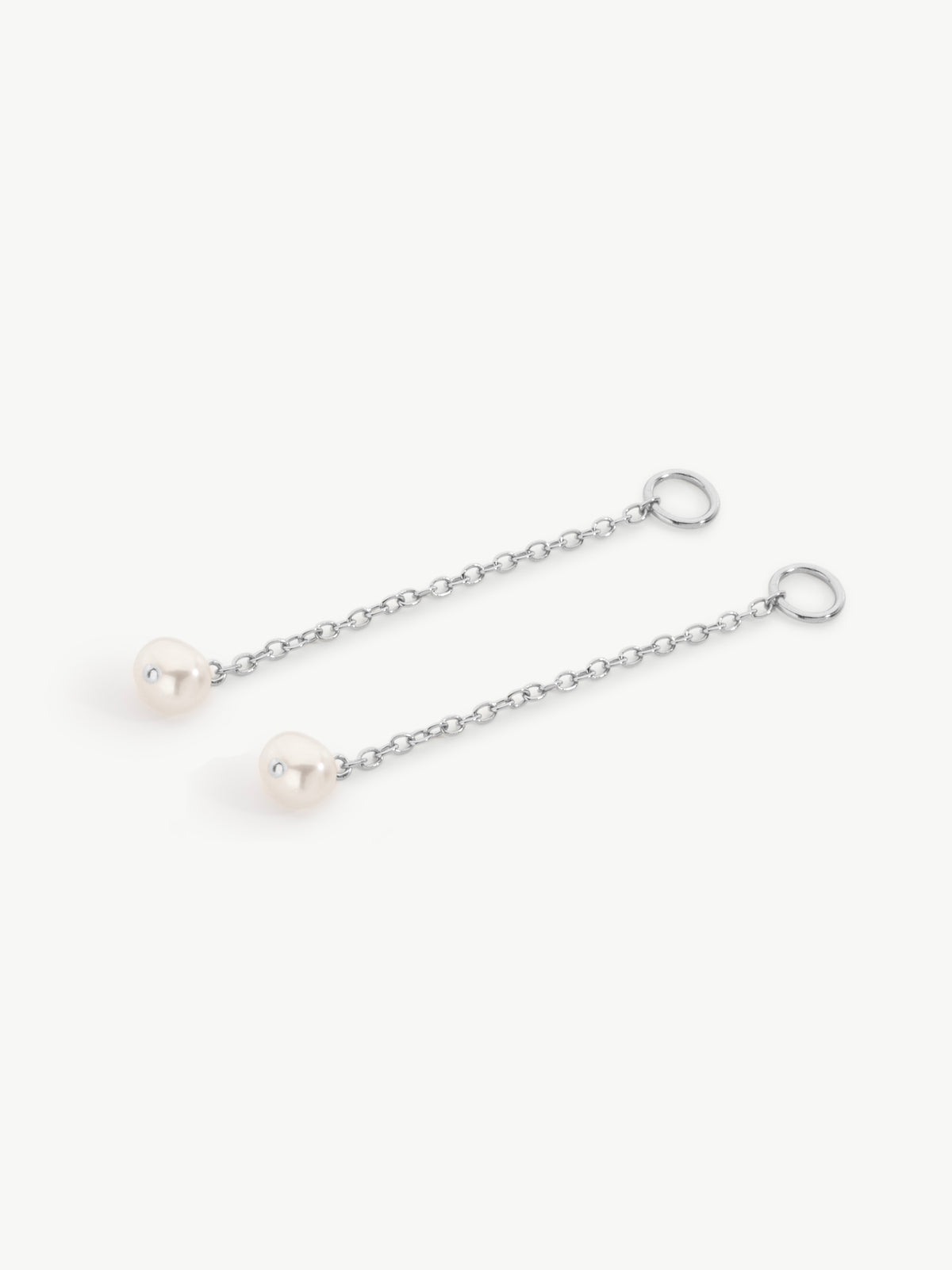 Long Pearl Drop Earring Charm - PAIR (Sample Sale)