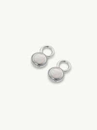 Fontana Mother Of Pearl Earring Charm - PAIR (Sample Sale)