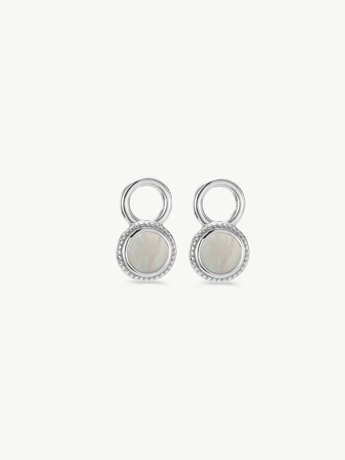 Fontana Mother Of Pearl Earring Charm - PAIR (Sample Sale)