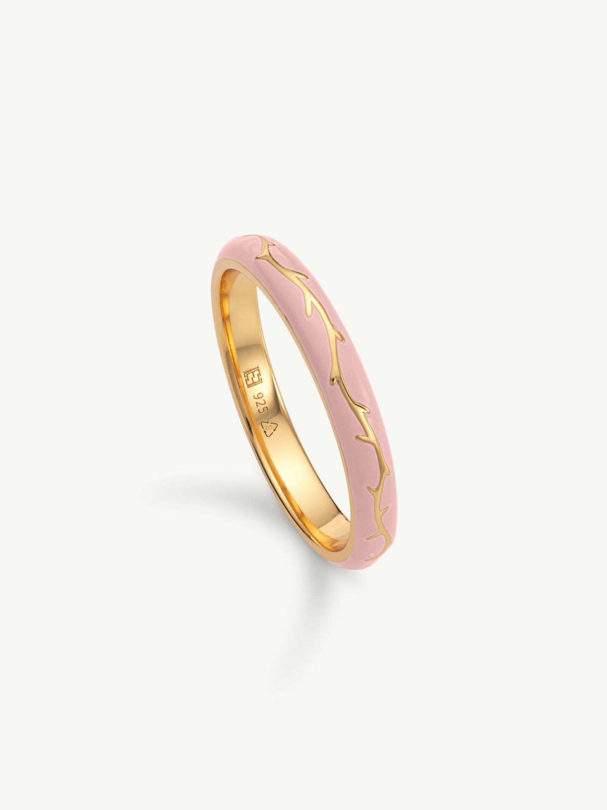 Ophelia Pink Enamel Ring