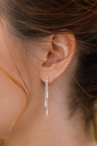 Freshwater Pearl Drop Earrings in sterling silver