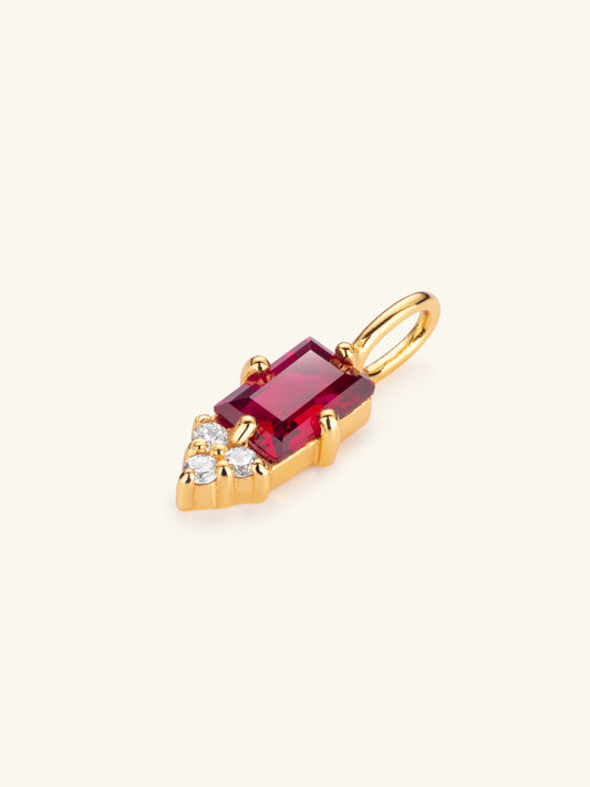 'Reina' Ruby and Diamond Pendant