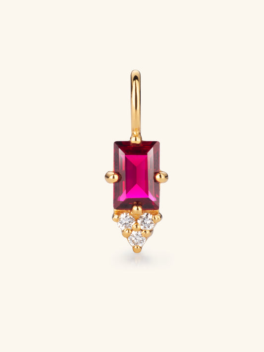 'Reina' Ruby and Diamond Pendant