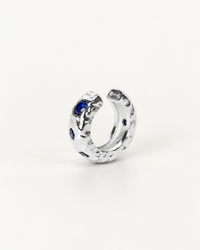 Chunky Sapphire Molten Cuff (One Off Sample)