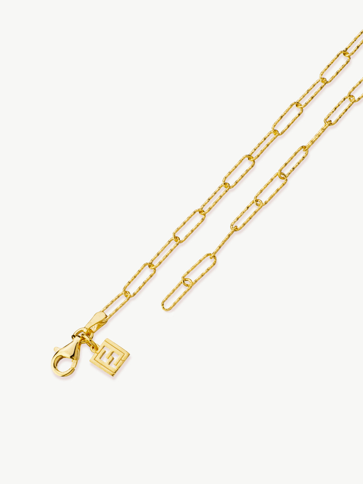 Mini Shimmer Paperclip Anklet
