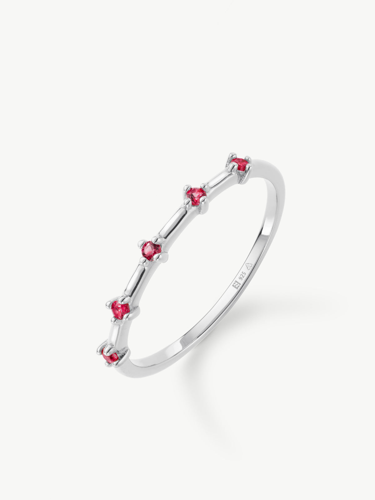 Astra Ruby 'Astra' Lab Grown Ruby Ring Italian Heritage Brand – L'ERA Jewellery