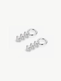 Triple Diamond Earring Charm - PAIR (Sample Sale)