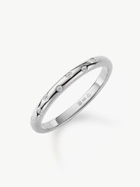 Dimond Sparkle ring in Sterling Silver