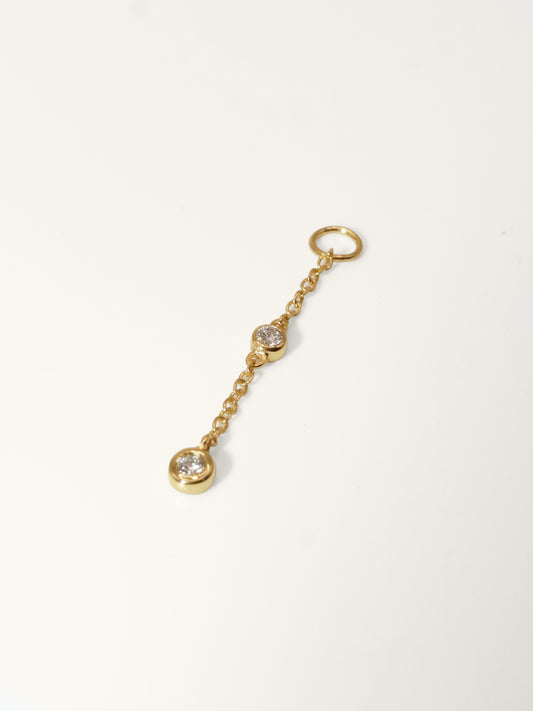 Double Diamond Earring Charm (Sample Sale)