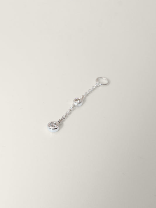 Double Diamond Earring Charm (Sample Sale)