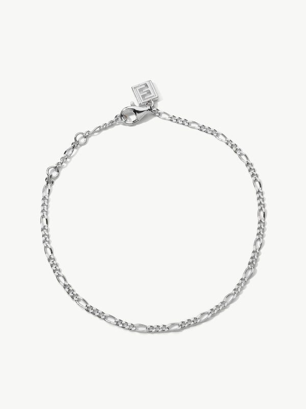 Figaro Bracelet in sterling silver