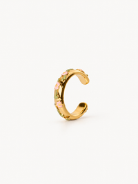 Floral Enamel Cuff (One Off Sample)