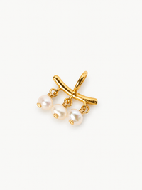 Freshwater Pearl Hoop Charm - Single Charm (One Off Sample)