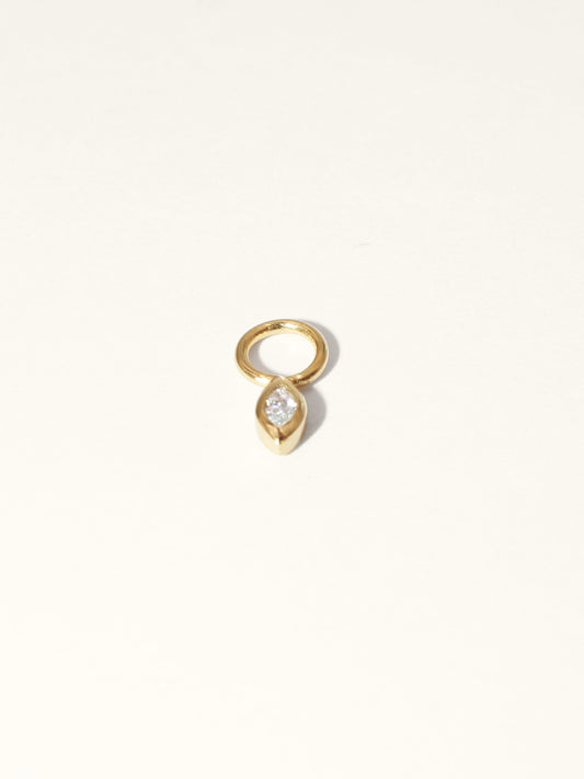 Marquise Diamond Earring Charm - Single (Sample Sale)