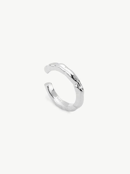 Molten Cuff in silver