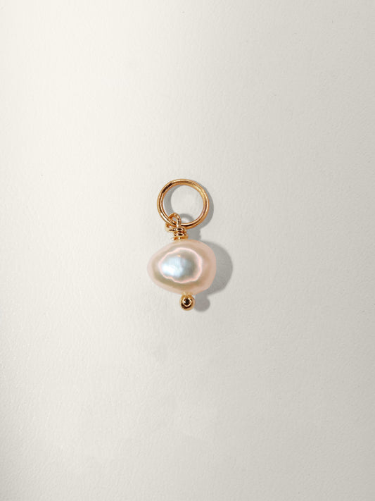 Medium Freshwater Pearl Earring Charm - Single (Sample Sale)