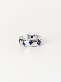 Chunky Sapphire Molten Cuff (One Off Sample)