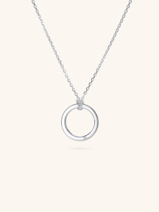 Eternity Necklace Sterling Silver