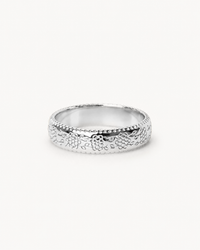 Floral Engraved Chunky Ring (One Off Sample)