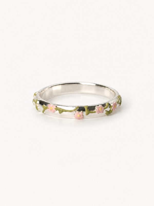Enamel Floral Ring (One Off Sample)