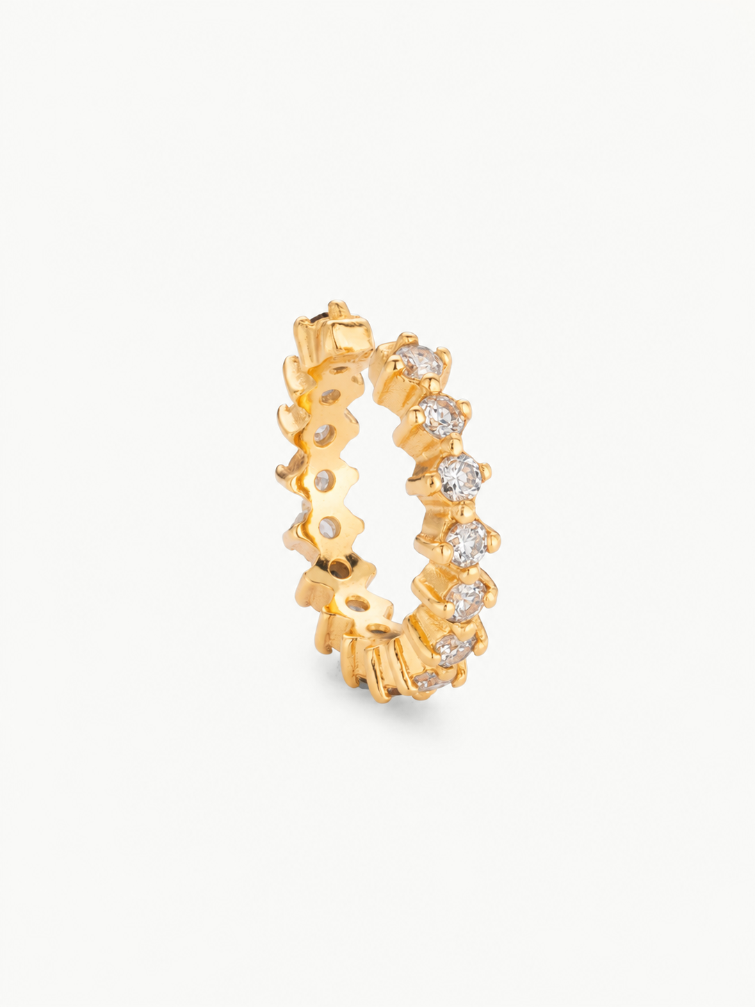 White Sapphire Ear Cuff